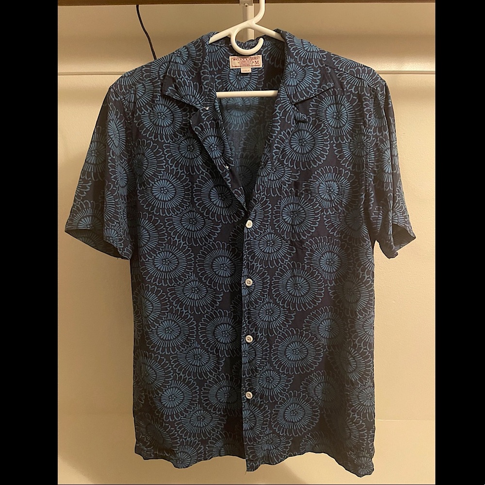 Floral print button down - size M